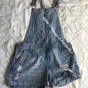 Forever 21 overalls shorts